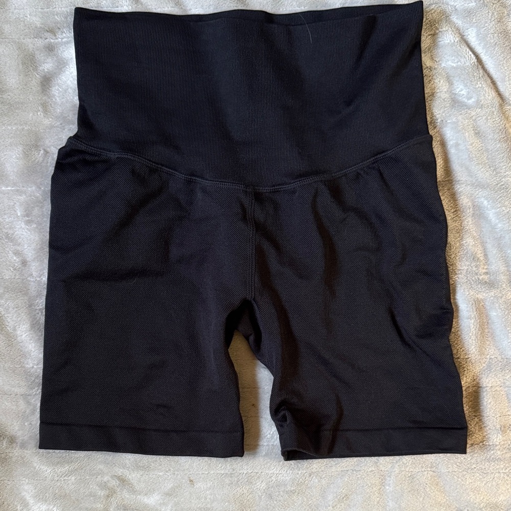 JoyLab Black High-Rise Bike Shorts